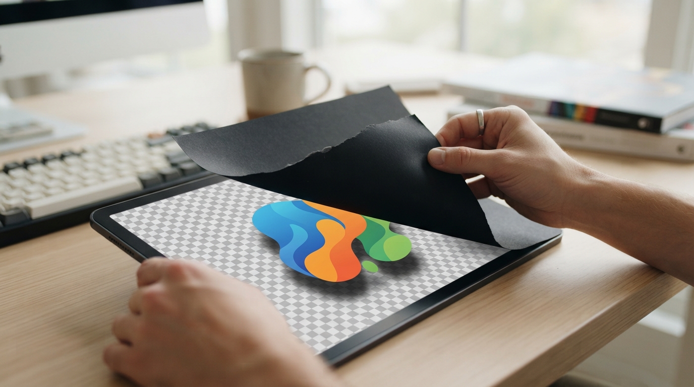 Editorial illustration: Fixing Unexpected Black or White Backgrounds on Transparent Images